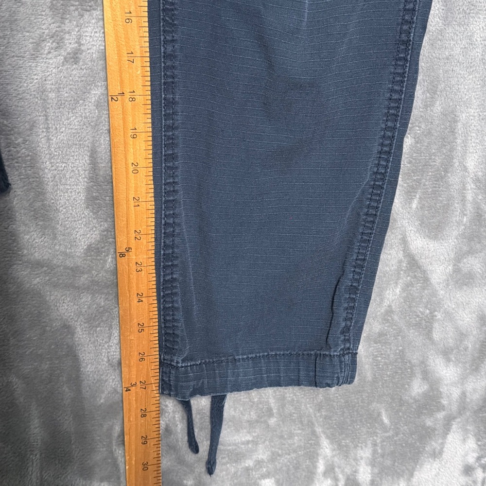 Aeropostale Cargo Pants Mens 30 Navy Blue Ripstop Cotton Outdoor Casual Skater - Picture 12 of 14